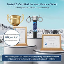 Load image into Gallery viewer, Vortopt 14000 Gallon Under Sink Water Filtration System, NSF Certified
