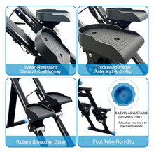 Load image into Gallery viewer, Stair Stepper for Home Gym, Foldable Vertical Climber Workout Machine, Full Body Cardio Machine with Adjustable Handles, LCD Monitor (Black)
