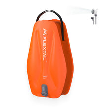 Load image into Gallery viewer, FLEXTAILGEAR Camping Shower Bag with Built-in Electric Pump, Portable Camp Shower, 5 Gallons Rechargeable Pressure Outdoor Shower Large Water Inlet
