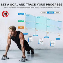 Load image into Gallery viewer, GE Smart Scale for Body Weight, BMI, Fat, Muscle Mass, Digital Bathroom Scales 500lbs Bluetooth 11.8" Large Platform Weighing Machine Health Monitor with App, Dark Blue
