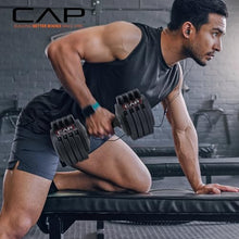 Load image into Gallery viewer, CAP ADJUSTABELL® 25 lb Pair of Adjustable Dumbbells with Contoured Full Rotation Handle, Honeycomb Black Handle

