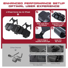 Load image into Gallery viewer, Ocdin Partner Ab Roller Wheel with Elbow Support- Two-Person Core Trainer
