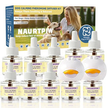 Load image into Gallery viewer, Dog Calming Diffuser 10 Pack (2 Plug-in Diffusers + 8 Refills), 240 Days Supply, Dog Pheromone Diffuser for Anxiety Relief, Reduce Barking, Chewing, Aggression, Indoor Urination &amp; Separation Anxiety
