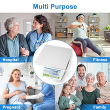 Load image into Gallery viewer, THINKSCALE Medical Grade Floor Scale 440lbs –10g High Precision (0.02lb)–Extra Large Backlit Display–Portable Body Weight Scale for Home, Hospital, Physician, Gym &amp; Bariatric Use– KG/LB
