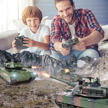 Load image into Gallery viewer, Supdex 1:18 RC Tank, 2.4Ghz M1A2 Remote Control Tank Model Toys, 15 Channel Battle Army Toy
