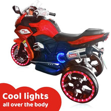Load image into Gallery viewer, 12V Kids Ride On Motorcycle - 3-Wheel Electric Motorcycle for Boys &amp; Girls with LED Lights
