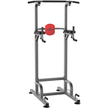 Load image into Gallery viewer, RELIFE REBUILD YOUR LIFE Power Tower Pull Up Bar Station Workout Dip Station for Home Gym
