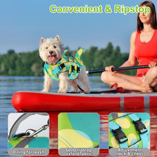 Load image into Gallery viewer, Dogcheer Dog Shark Swim Vest, Adjustable Reflective Life Jacket with Handle, High Buoyancy Pet Float Vest for Pool, Lake, Beach, Kayaking, Boating Adventures - Colorful Green,L
