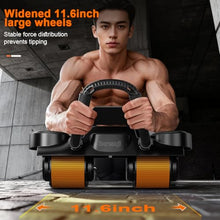 Load image into Gallery viewer, Ab Roller Wheel with Knee Mat - Abdominal Exercise Roller with Elbow Support
