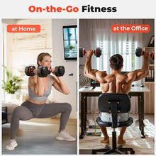 Load image into Gallery viewer, FLYBIRD Adjustable Dumbbell Set of 2, 110LB/55LB Weights Dumbbell Set for Home Gym Exercise &amp; Fitness, Fast Change Weights with Anti-Slip Handle, Multiweight Options for Full Body Workout Suitable Men/Women(55LBX2)
