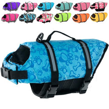 Load image into Gallery viewer, Doglay Dog Life Jacket with Rescue Handle, Dog Life Vest for Swimming Boating, Adjustable Reflective Puppy Swim Vest with Superior Buoyancy for Small Medium Large Dogs
