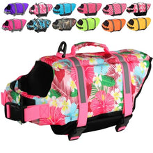 Load image into Gallery viewer, Doglay Dog Life Jacket, Dog Life Vest for Swimming Boating, Adjustable Puppy Life Jacket with Reflective Stripes, Superior Buoyancy Pet Swimming Vest for Small Medium and Large Dogs
