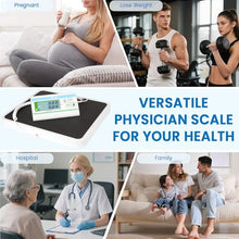 Load image into Gallery viewer, TIPRE Medical Grade Floor Scale Professional Physician Scale 660lb Wrestling Scale for Body Weight Bariatric Scale Heavy Duty Easy to Read Separate Display Screen for Home, Hospital &amp; Physician Use
