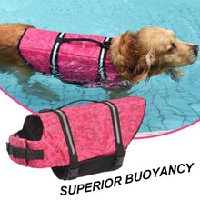 Load image into Gallery viewer, Doglay Dog Life Jacket with Rescue Handle, Dog Life Vest for Swimming Boating, Adjustable Reflective Puppy Swim Vest with Superior Buoyancy for Small Medium Large Dogs
