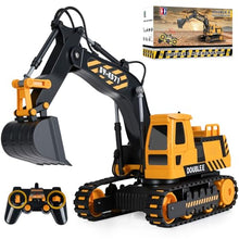 Load image into Gallery viewer, RC Excavators Sandbox Digger Hydraulic Construction Toys - Realistic Construction Vehicle with 6 Functions

