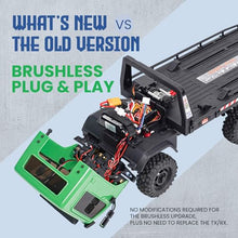Load image into Gallery viewer, HOBBYPLUS ARKTOS 6x6 V1.5 CR18P Rock Crawler RTR All Terrain - Remote Control Car, Rock Crawler 1/18 Scale 6WD 2 Speed Transmission Off Road for Adults, RC Hobbyists (Green)
