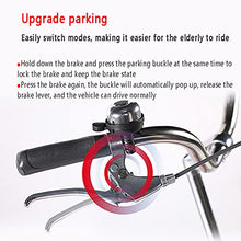 Load image into Gallery viewer, Three Wheel Bike, Adult Tricycle Small Adult Bicycle 4Wheel+Seat Backrest Basket Traditional Design for Seniors Cycling Pedalling
