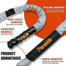 Load image into Gallery viewer, Perantlb Battle Rope for Fitness, 1.25-inch 30ft Training Rope is Suitable for Fitness Beginners, Women and Teenagers,Exercise Ropes Training Ropes for Home Gym(without Anchor kit)
