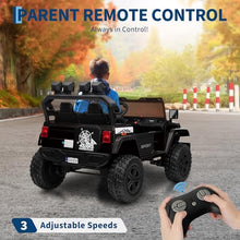 Load image into Gallery viewer, 24V Ride On Toys for Big Kids, Extend Car Body, 2 Seater Ride On Toys with Remote Control, Black
