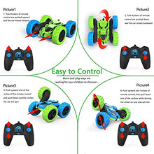 Load image into Gallery viewer, Hamdol Remote Control Car for Kids, 360° Rotating Double-Sided RC Car with LED Headlights
