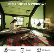 Load image into Gallery viewer, Inflatable Tents for Camping, Large Blow Up Tent with Hand Pump, Easy Setup InflatableTent 4 Season Tent, Waterproof Oxford Air Glamping Tents for Camping Adult 4/6/8 Person
