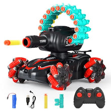 Load image into Gallery viewer, BOKSYUR Rc Car Shoot SoftBullet,Fits for Nerf,Rc Tank that Shoots,Battle ANK with Remote Control Tank
