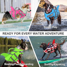 Load image into Gallery viewer, Dogcheer Shark Fin Dog Life Jacket, Adjustable Dog Harness Life Vest for Swimming Boating, Reflective Puppy Swim Vest Pet Flotation Device for Small Medium Large Dogs -Pink,S

