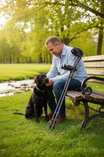 Load image into Gallery viewer, in-Motion Forearm Crutches | Spring Assist Crutches for Adults | Walking Crutch with Ergonomic Handles |
