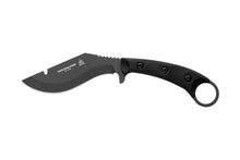 Load image into Gallery viewer, Tops Knives Trailhead Kukri Full Tang Fixed Blade- Sniper Grey Blade Finish- Black Kydex Sheath w/Beta Loop
