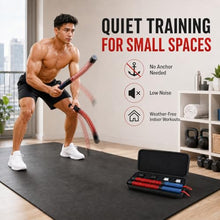 Load image into Gallery viewer, Adjustable Weighted Ropeless Battle Rope, Progressive Weight Training for Home &amp; Small Spaces, Light Weight for Fast Cardio, Heavy for HIIT Challenge, Beginner, Home Gym, Activate Training State
