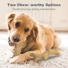 Load image into Gallery viewer, CARELAX Durable Dog Chew Toys for Aggressive Chewers - Real Bacon Flavor, Indestructible 2-Pack for Large Dogs, Medium &amp; X-Large Options Available， Size-2
