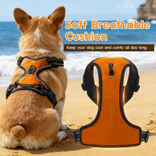 Load image into Gallery viewer, No Pull Dog Harness, No-Choke Soft Padded Reflective Dog Vest Harness with Front Clip &amp; Top Handle, 2 Quick-Release Buckles, Adjustable for Small Medium Large Dogs

