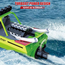 Load image into Gallery viewer, SVERTIBO RC Boat W/ 2.4GHz Remote Control, 2 Rechargeable Batteries &amp; LED Lights for Pool
