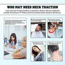 Load image into Gallery viewer, ALLILUYAA Cervical Neck Traction Device,Electric Air Pump Neck Stretcher Cervical Traction Device,with 3 Power Traction and 8 Airbag Support,Neck Brace which Decompresses the Neck and Relieves
