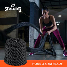 Load image into Gallery viewer, Spalding - Battle Rope for Strength &amp; Conditioning, 22 ft Heavy Duty Training Rope for Cardio, Endurance &amp; Full Body Workout, Durable Fitness
