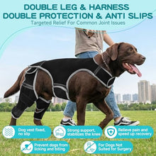Load image into Gallery viewer, WZXOZYNG Dog Leg Braces for Torn ACL Hind Leg, Adjustable Dog Knee Brace with 4 Stabilizers, for Dogs with Torn ACL/CCL, Luxating Patella, Ligament Issues &amp; Hip Dysplasia, Small to Large Dogs (XL)
