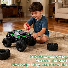 Load image into Gallery viewer, Waterproof Monster Truck Toys RC Cars: Amphibious Remote Control Trucks Terrain Off-Road Pickup Toy (Green)
