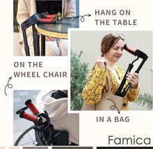 Load image into Gallery viewer, Famica FlexiCrutch for Adult (x2 Unit, Open Cuff) - Red Dot Design Award Winner, Adjustable Ergonomic Handles, Cuff, Height, Foldable, Lightweight and Non-Slip Forearm Crutches
