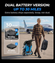 Load image into Gallery viewer, Paiseec L5 Mobility Scooter 32 lbs Ultra Lightweight, One-Step Folding Mobility Scooter, Electric Scooter with PAI Safety System, Airline Approved Mobility Scooter for Seniors (Blue, 30 Miles)
