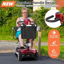 Load image into Gallery viewer, 45 Miles 4 Wheels Mobility Scooter for Seniors/Adults Up to 300LBS,350W Electric Wheelchair Detachable Lithium Battery,Dual Baskets,Rotating Seat,with Taillight, USB Charging, Red
