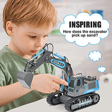 Load image into Gallery viewer, RC Excavators Rechargeable Battery Digger Hydraulic Construction Toys Vehicles

