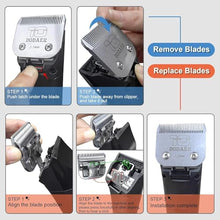 Load image into Gallery viewer, 7F/5F/4F/3F Dog Grooming Blades,Compatible with Andis,Oster A5,Wahl KM10
