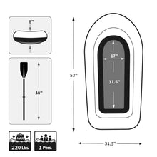 Load image into Gallery viewer, BESTHLS Inflatable Boat,Swimming Pool and Lake Inflatable Boat
