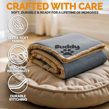 Load image into Gallery viewer, Personalized Dog Blanket with Name, Custom Blankets for Dog, Embroidered Waterproof Blanket Soft and Comfortable for Small, Medium &amp; Large Dogs, Best Gift for Pet Lovers - Ships Next Day
