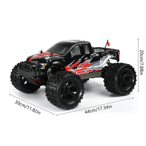 RC Cars 1/10 High Speed Remote Control Car for Kids Adults 4X4 Off Road Monster Trucks, 550 Motor 2.4GHz All Terrain