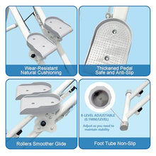 Load image into Gallery viewer, Stair Stepper for Home Gym, Foldable Vertical Climber Workout Machine, Full Body Cardio Machine with Adjustable Handles, LCD Monitor (White)
