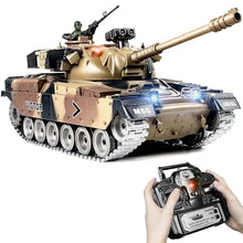Load image into Gallery viewer, Supdex RC Tank, 1:18 Alloy Metal US M60 Remote Control Army Model Toys That Shoots
