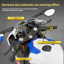 Load image into Gallery viewer, RC Motorcycle Model for Adult, 1/6 Scale S1000RR Dynamic Motorbike Display with Ignition Sound
