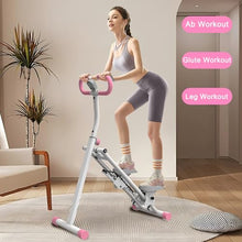 Load image into Gallery viewer, Stair Stepper for Home-Upgrade Vertical Climber Workout Machine for Full-Body Exercise -Pink
