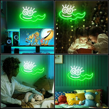 Load image into Gallery viewer, Officially Licensed Dog Man MOLLY LED Neon Sign – Vibrant Kids’ Bedroom &amp; Game Room Wall Decor, Safe Movie-Themed Gift for Fans Christmas/Birthday (16x9.6 Inches)
